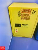 Uline Flammable Storage Cabinet S/N H-2218M-Y Rigging: $25