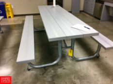 Aluminum Picnic Table Rigging: $25