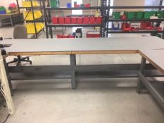 Long Table with Rubber Cover Rigging: $25