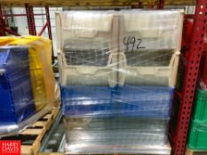Pallet of Storage Bins Rigging: $25