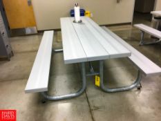 Aluminum Picnic Table Rigging: $25