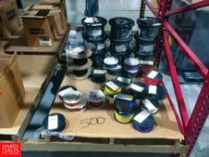 Pallet of Various Size/Type Wire Rigging: $25