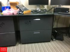 2 Drawer Office Cabinet Rigging: $25