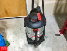 12 Gallon S/S Shopvac with 6.0 Hp Rigging: $25