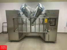 Inora 4Hp S/S V Mixer with 40-60 KG/Batch Capacity; S/N: Y02014054 Model: YS-VM-200-M Rigging: $2000