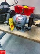 Bench Grinder, Model: BT1004B S/N: 08S/11; 120V, 60Hz, 2.1amp with 3/4 Peak HP Rigging: $25