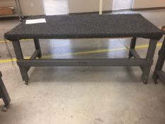 Wood Table with Carpet Rigging: $25