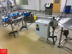 Nita Labeler, XP100, with Conveyor And S/S Accumulation Table; 200-240 Volts. S/N:784-01-0614