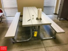 Aluminum Picnic Table Rigging: $25