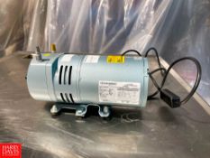 Vacuum Pump with Marathon 1/4 HP Motor