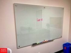 Quartet Glass White Boards, 6' Width x 4' Height. Rigging Fee: $50