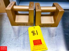 Troemner 10 Kg Weights. Rigging Fee: $25