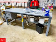 Adjustable Height Work Table with Irwin 4