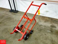 Meco 1,000 LB Capacity Drum Truck and Drainer Model 45P. Rigging Fee: $20