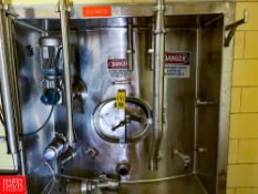 Mueller 25,000 Gallon, S/S Jacketed Silo, With Agitation Model 35VW25-380 Serial 138929-1 **