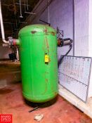 Vertical Air Receiver Tank Rigging Fee: $ 350