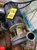 Fristam 15 Hp Centrifugal Pump,Model, FZX2250, 25'' Inlet/Outlet, Clamp Type Rigging Fee: $ 100