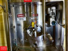 Mueller 25,000 Gallon S/S Jacketed Silo, With Agitation Model 35VW25-380 Serial 13829-2 **SUBJECT