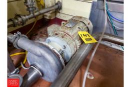 75Hp Centrifugal Pump, Baldor Motor S/S Head 2'' Inlet/Outlet Rigging Fee: $ 75