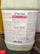 Sanitizers And Disinfectant, Sealed Drums And Containers Never Opened. Rigging Fee: $ 100.00