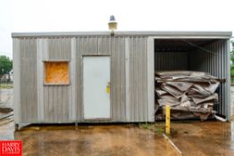 Portable Out Building with Office & Outdoor Storage 294