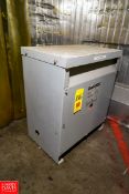 MGM Transformer Company 45 KVA Dry Type Transformer Model: HT45A3K2SH. Rigging Fee: $ 75.00