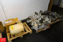 Baldor Pallets of Used Motors (1) 25 HP, (1) 1 HP, (20) 1/2 HP. Rigging Fee: $ 100.00