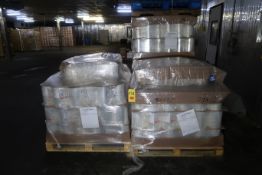 Plastopil Pallets of (New) Tamper Evident Plastic Material Seals, = 250mm film/442 units/ works