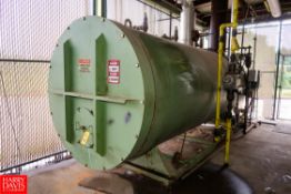 Williams & Davis 250HP Package Steam Boiler 150 PSI. Rigging Fee: $ 1600.00
