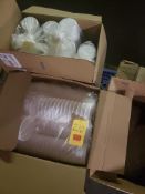 White Berry Plastic Container (1) Case And (3) Cases Of Lids