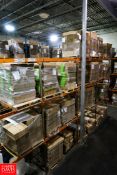 Pallets of Assorted Cardboard & Packaging Boxes. Rigging Fee: $ 20.00