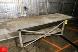 Work Benches (1) 8' x 34