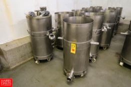 S/S Drums Approx. 50 Gallon/190 Liter Capacity, 3