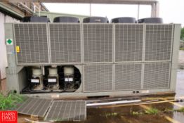 Trane Chiller Model:CGAM 130F 2L02 AXD2 A1A1 B1AX XA10 1AXX XX8B 1AXA 3A1D 1XXH XX S/N: U15A46239.