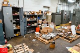 Remaining Contents of Maintenance Shop to Include (1) Section of Pallet Racking, (2) 2-Door