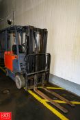 Toyota 48V Electric Forklift Model: 30-7FBCHU25 S/N: 60299, 1500 Lb. Capacity, 189