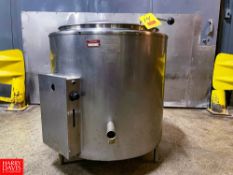 Groen 40 Gallon Jacketed S/S Kettle. Rigging Fee: $750