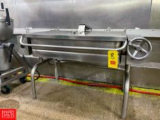 Groen 40 Gallon S/S Electric Tilt Skillet. Rigging Fee: $325
