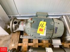 Fristam Liquid Ring Centrifugal Pump, with 15 HP Motor, 2
