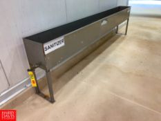 S/S Wash Trough Rigging Fee: $ 350