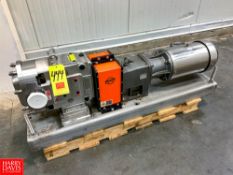 Ampco Positive Displacement Pump Model: ZP3-060-SM, with Weg 7.5 HP S/S Clad Motor, 3