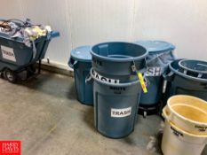 Rubbermaid Trash Cans Portable Dumpsters and Carts Rigging Fee: $ 100