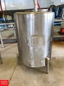 250 Gallon S/S Vertical Tank Rigging Fee: $ 150