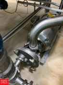 Ampco Centrifugal Pump, with Baldor S/S Clad 15 HP 1,765 RPM Motor, Model: ASP 220-22-25, with 2.