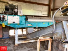 2015 GEA Westfalia Decanter Centrifuge Model: AGRIMASTER CF 4000, S/N: 8009-307, with Auger Conveyor