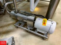 Ampco QTS Series Twin Screw Positive Displacement Pump, with Baldor 20 HP 1,755 RPM Motor **