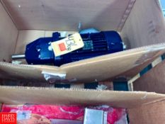 NEW 5 HP Motor, with Nord Gear Reducing Drive Rigging Fee: $ 50