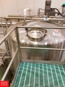 2016 A&B Process Systems 5,000 Gallon Dome-Top Dish-Bottom 316L S/S Tank with Vertical Agitation and