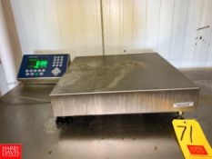 Mettler Toledo S/S Digital Scale Model: IND570 Rigging Fee: $ 50