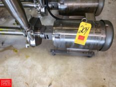 Ampco Centrifugal Pump, with Baldor S/S Clad 10 HP 3,500 RPM Motor, 2.5